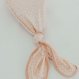Copper Pearl Newborn Knotted Gown / Dottie