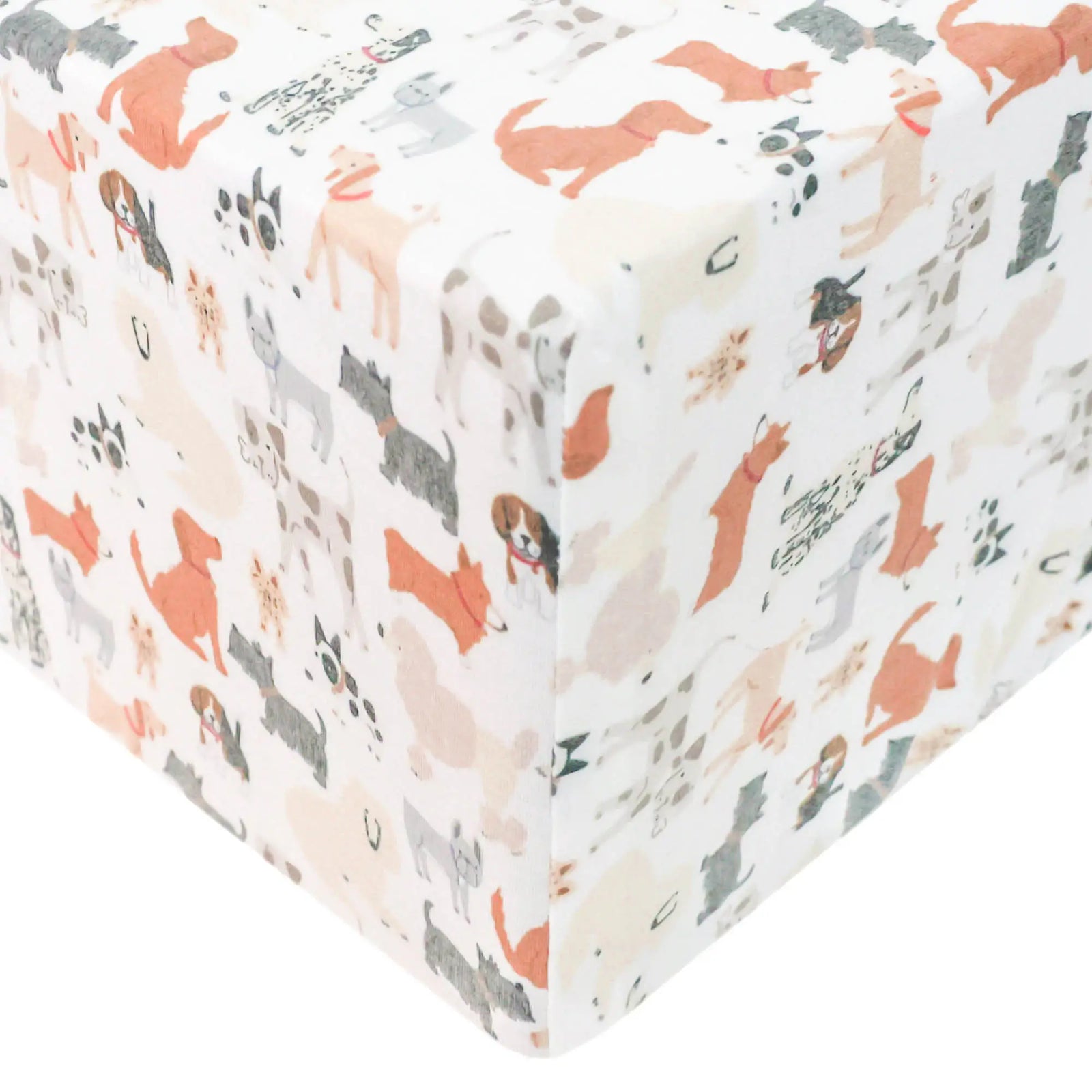 Copper Pearl Premium Knit Fitted Crib Sheet / Rufus