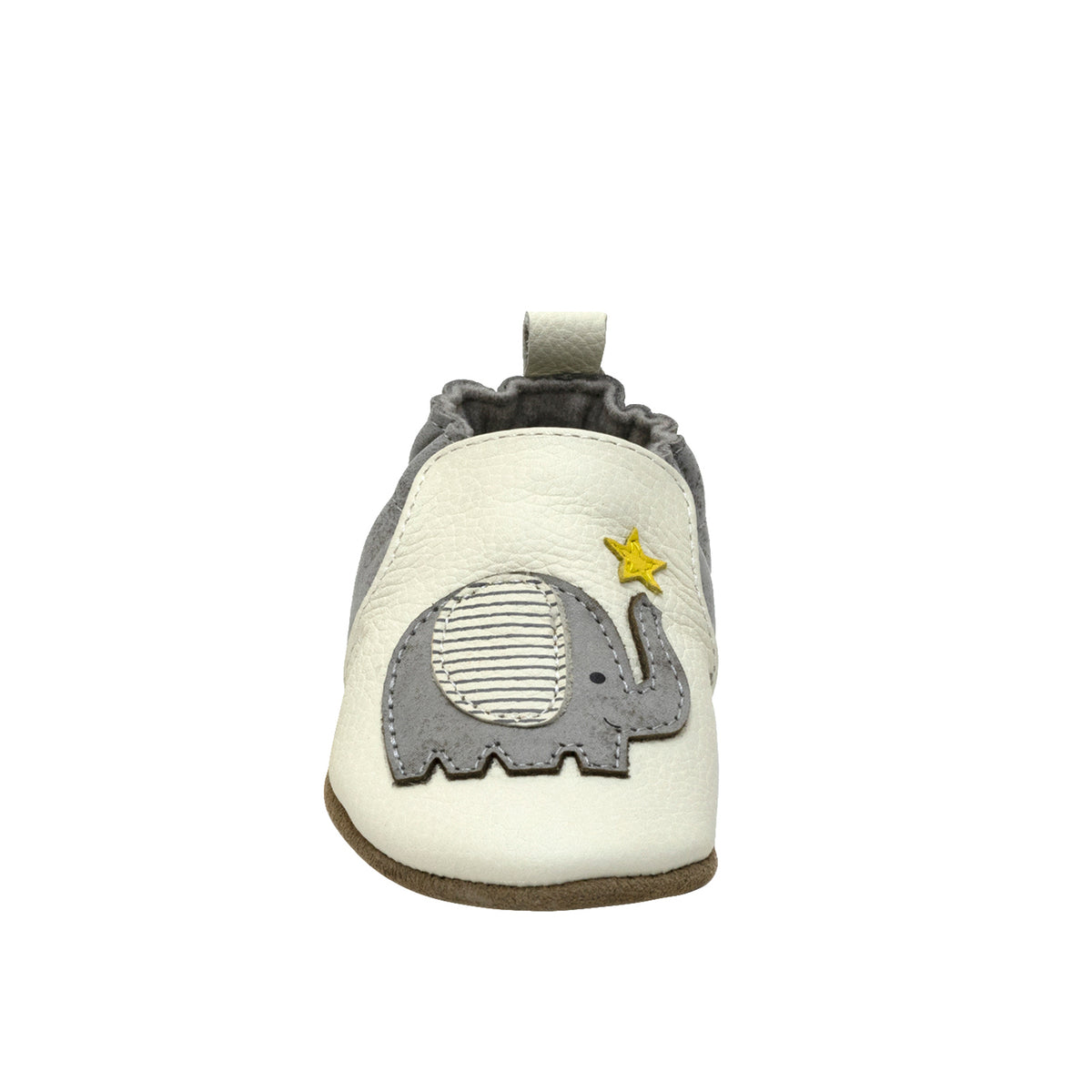 Robeez Softsole Shoes / Ivory Elephant Stars