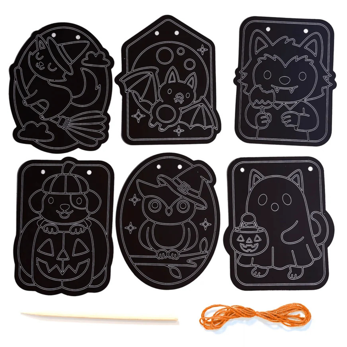 Ooly Scratch & Scribble Mini Window Banner Kit / Garden