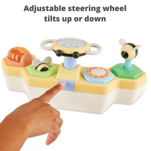 Skip Hop Farmstand See & Bee Steering Wheel & Tummy Time