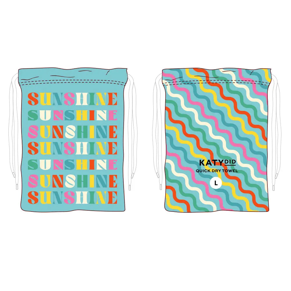Sunshine Quick Dry Beach Towel
