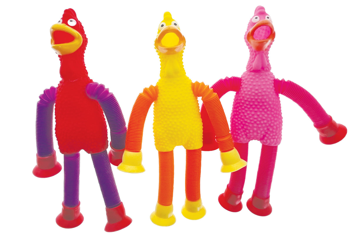Chicken Pop Tubes Toy - Assorted