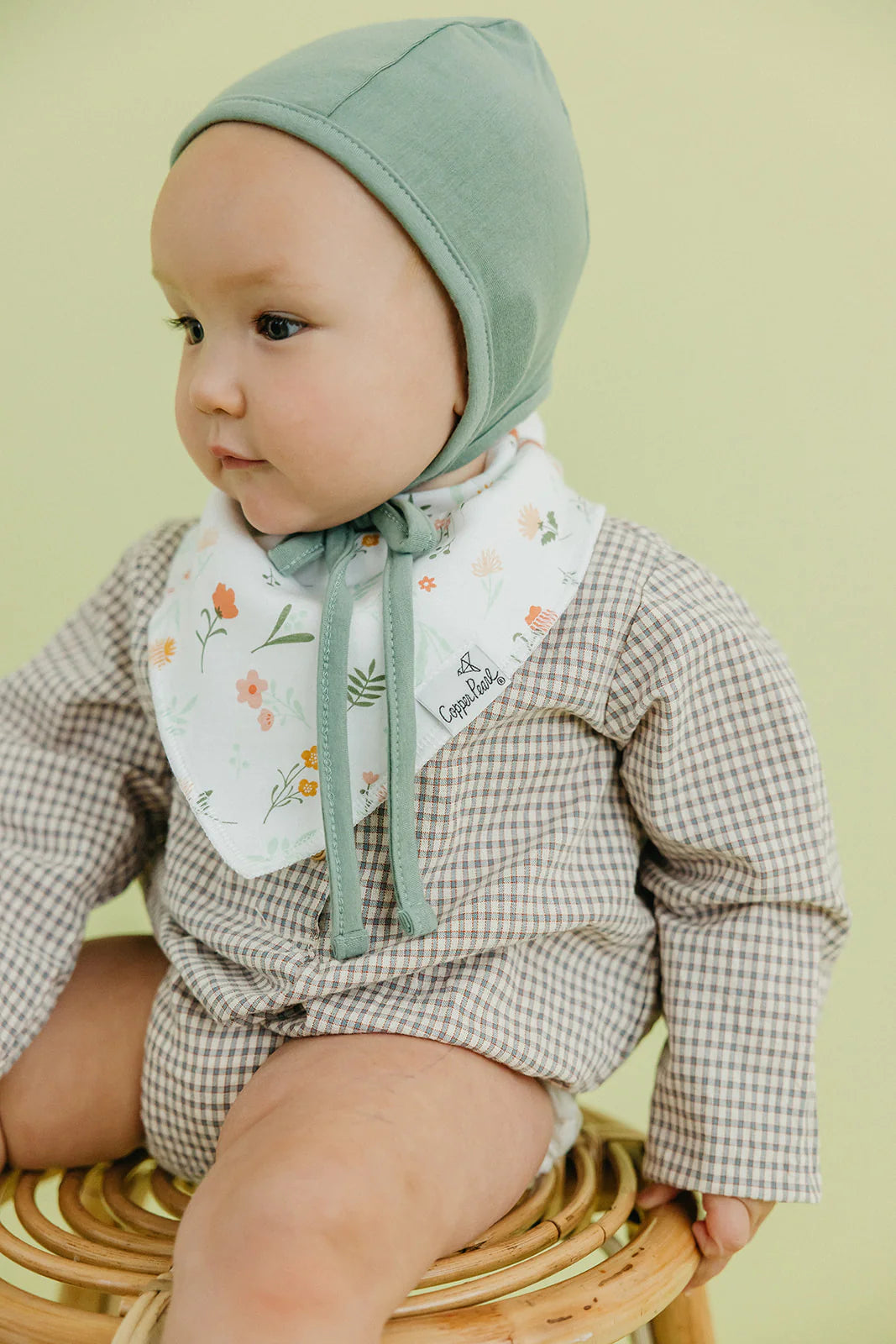 Copper Pearl Bandana Bibs / Goosie