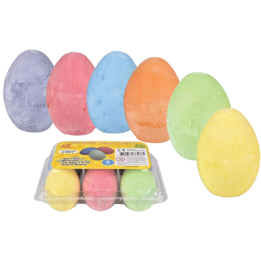 Chalk Eggs - Set of 6