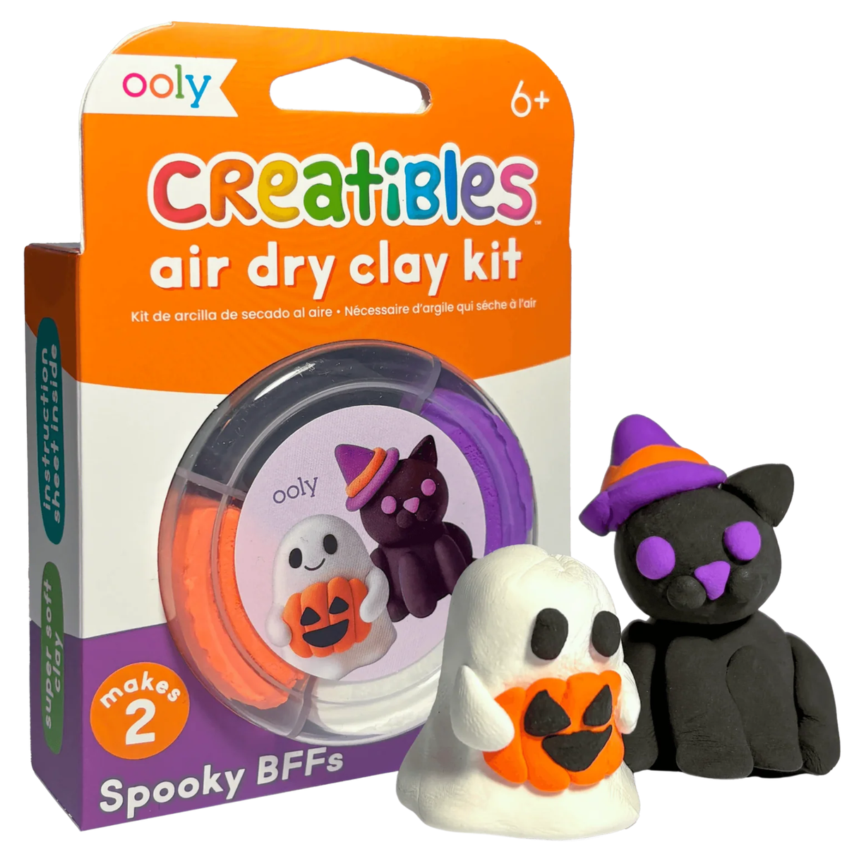 Ooly Creatibles: Air Dry Clay Kit / Spooky BFFs