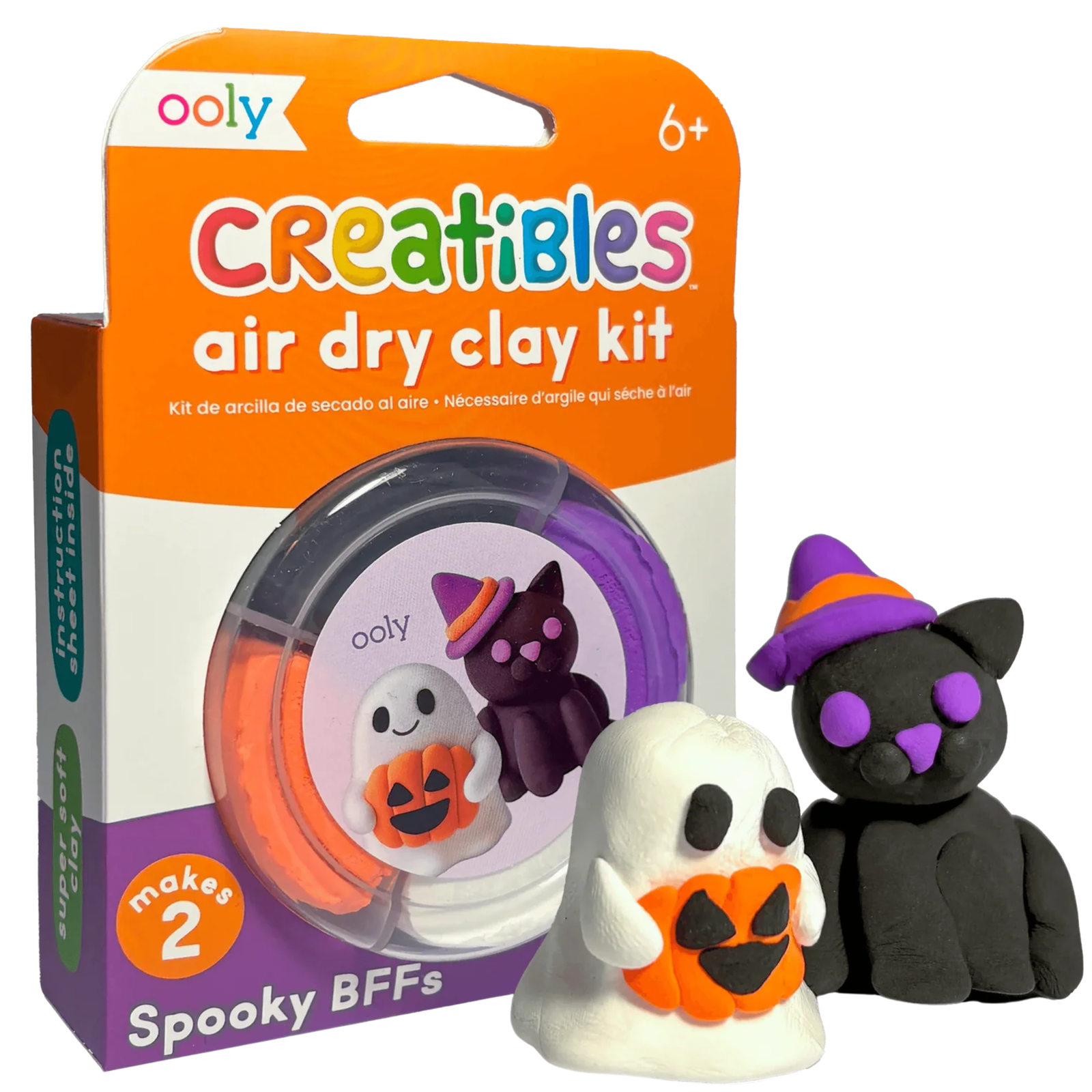 Ooly Creatibles: Air Dry Clay Kit / Spooky BFFs