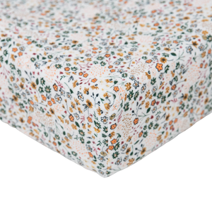 Little Unicorn Cotton Muslin Changing Pad Cover / Pressed Petals