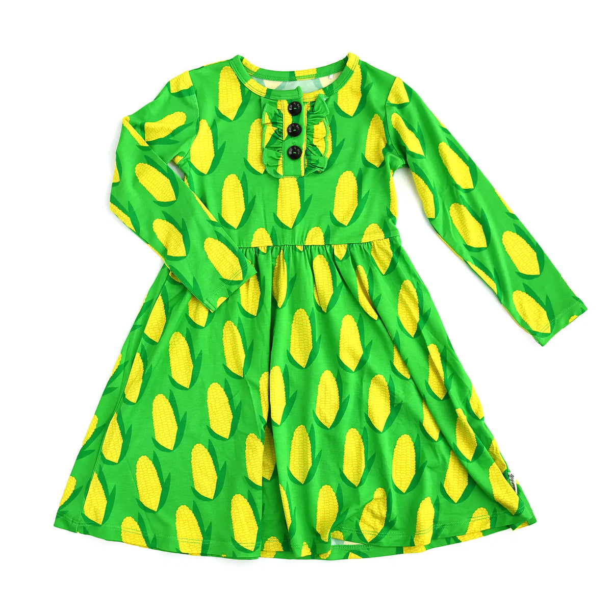 Bamboo Ruffle Tutu Corn Dress