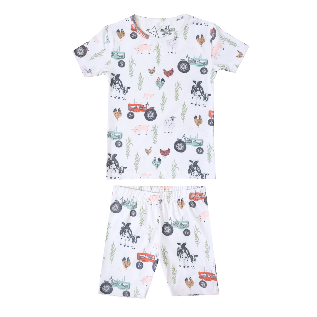 Copper Pearl Shorts Pajama Set / Jo