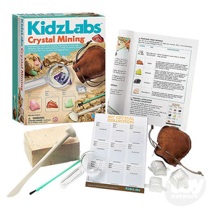 KidzLabs Crystal Mining Activity Kit