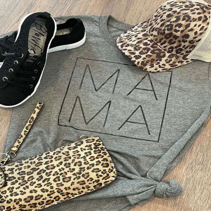 Mama Crew Neck Tee