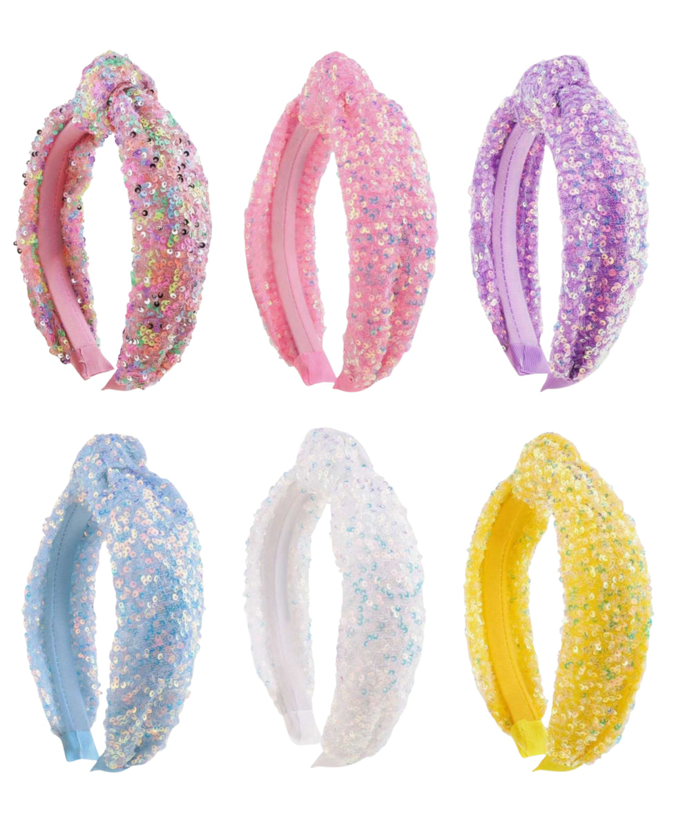 Sequins Knot Headband