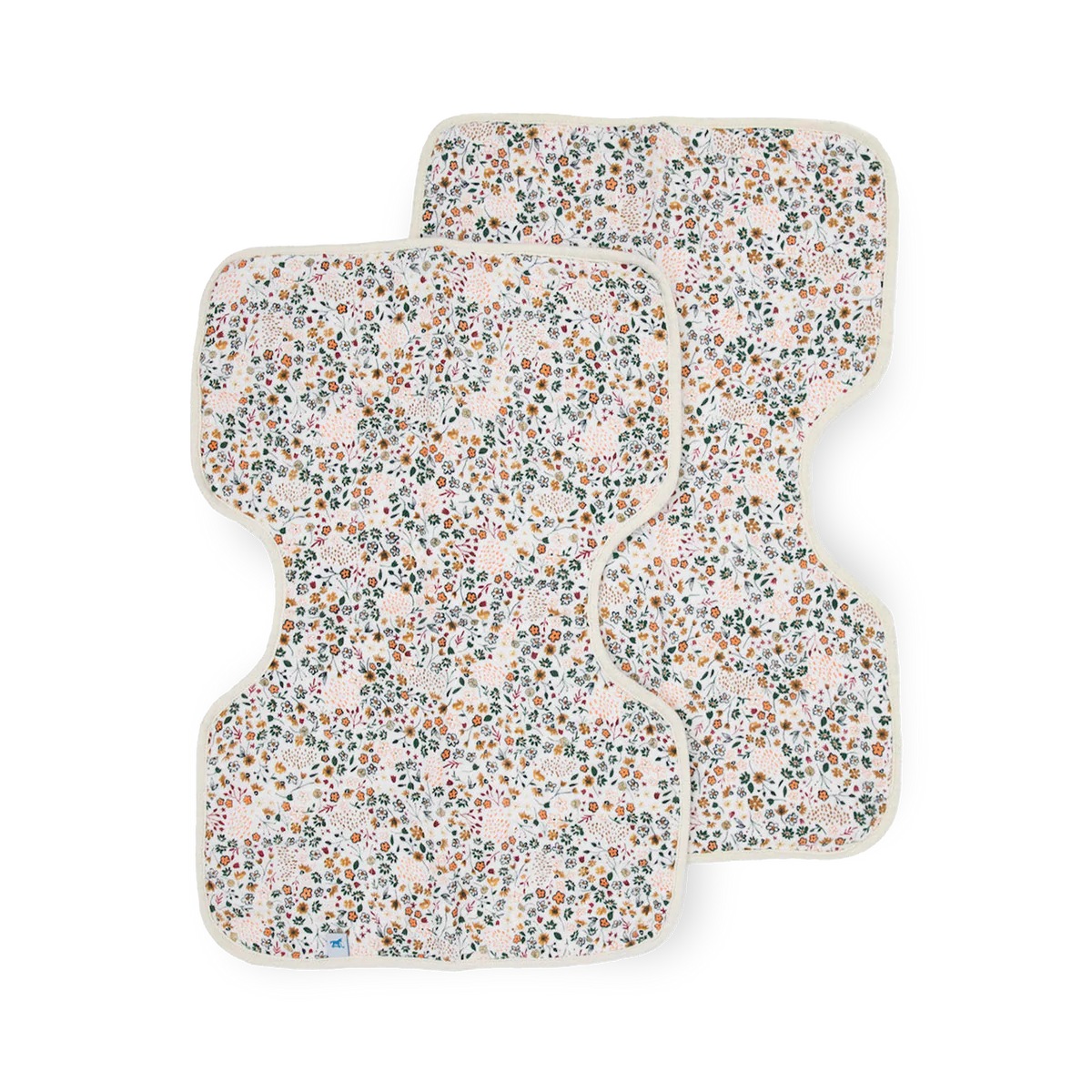 Little Unicorn Cotton Muslin Burp Cloth 2 Pack / Pressed Petals