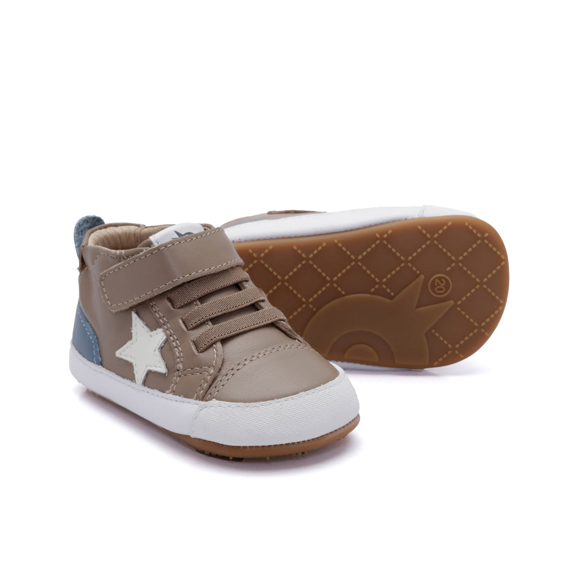 Old Soles Baby Shoes / Taupe Platinum Bub