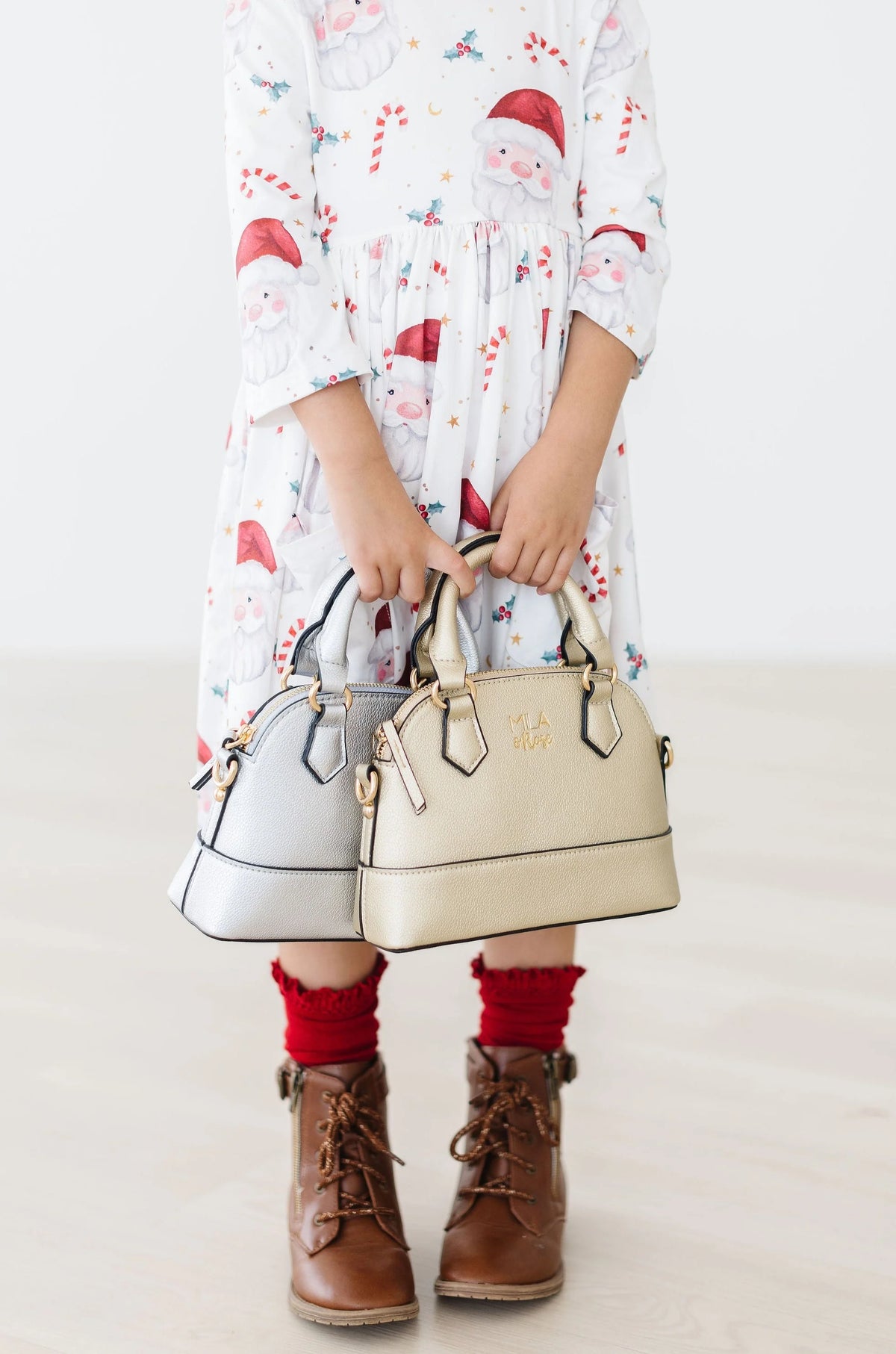 Metallic Girl's Crossbody Purse