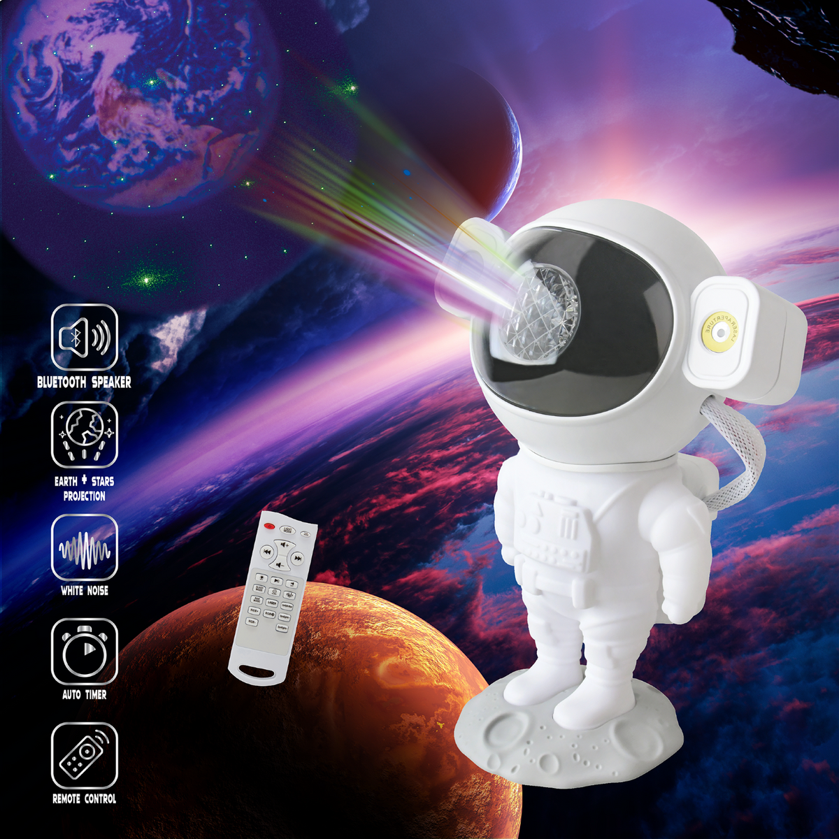 AstroLite LED Projector & Bluetooth Speaker