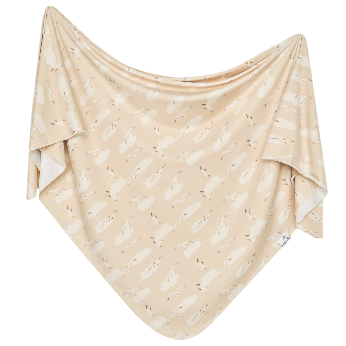Copper Pearl Knit Swaddle Blanket / Gully