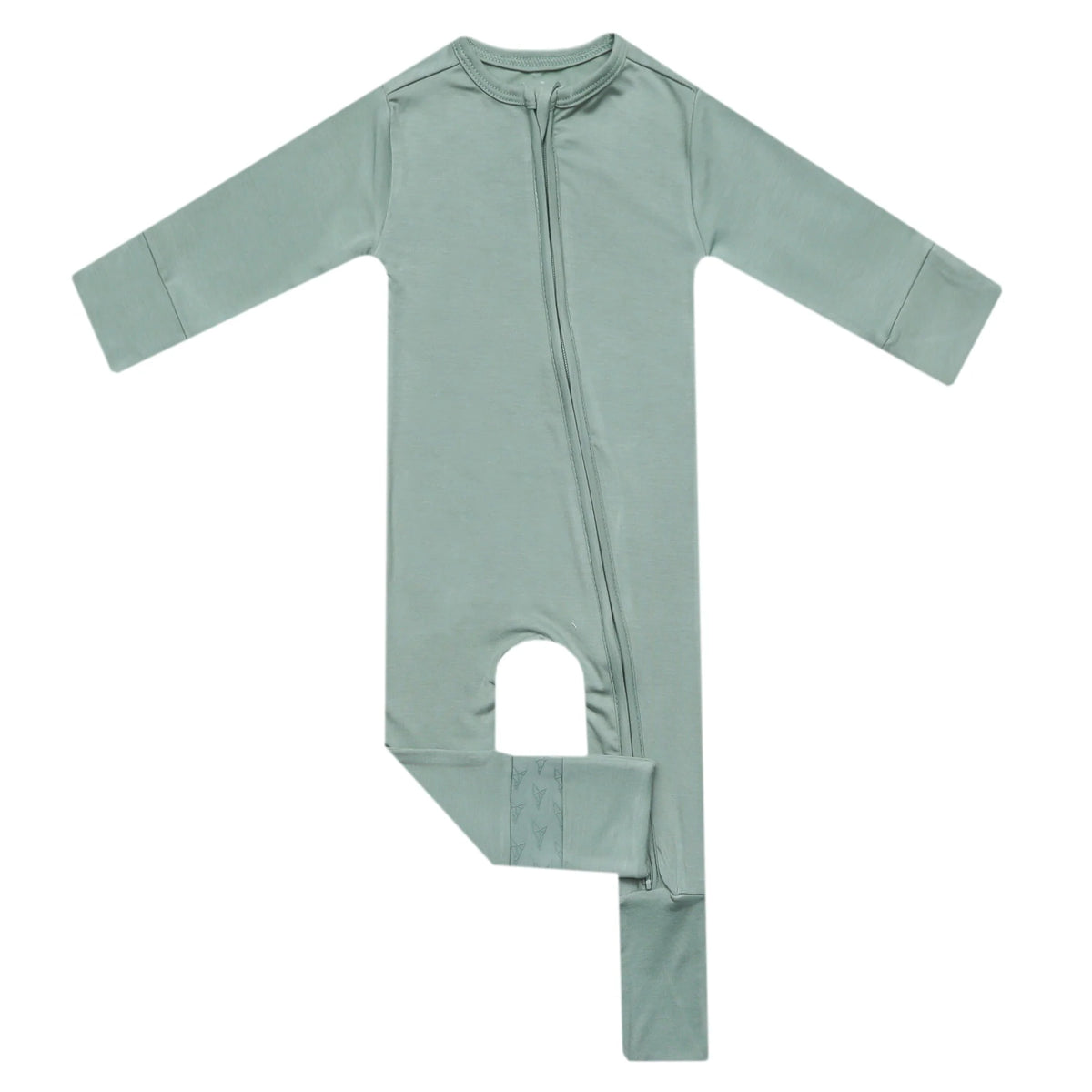 Copper Pearl Convertible Zip-Up Footie / Briar