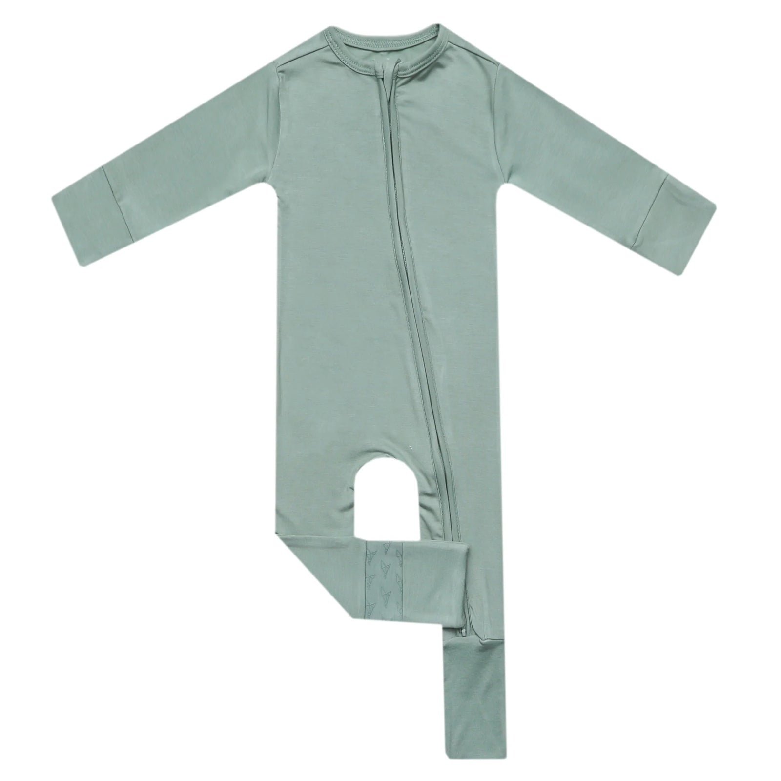 Copper Pearl Convertible Zip-Up Footie / Briar