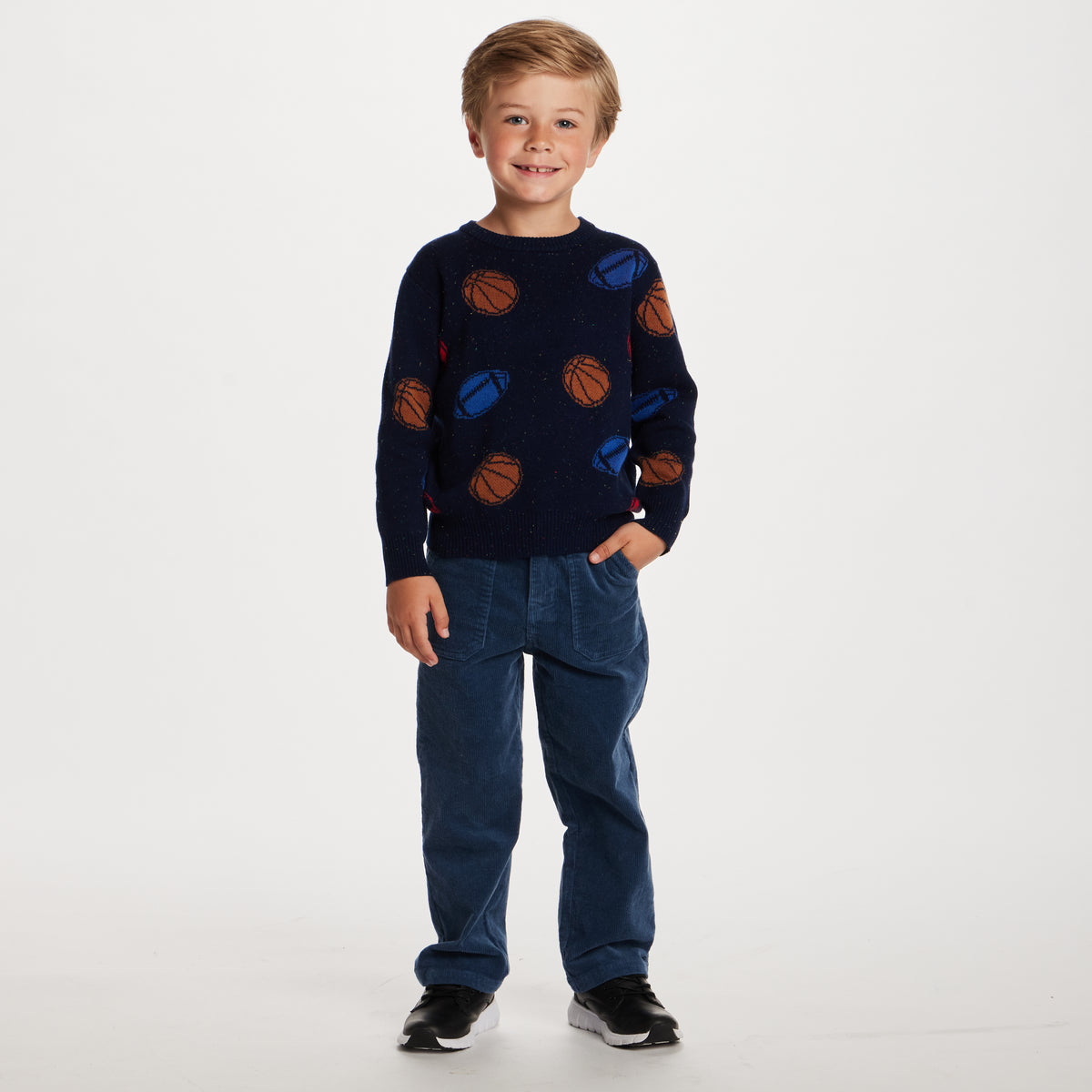 Sports Print Sweater