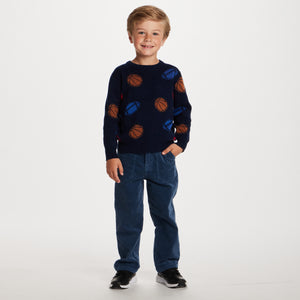 Sports Print Sweater