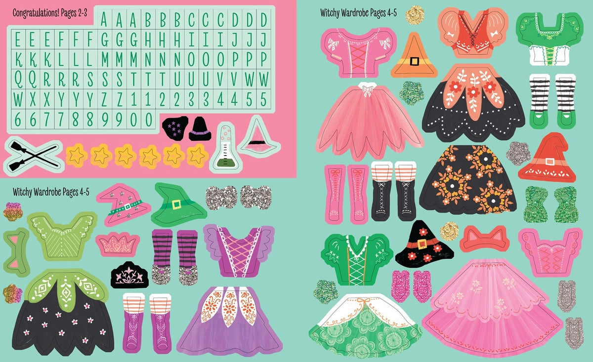 My Sticker Dress-Up Book: Wicked Witches