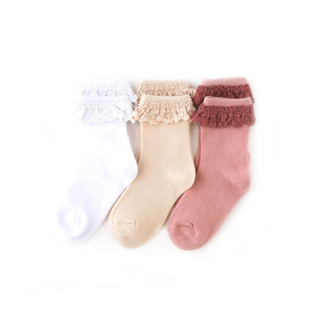 Girlhood Lace Midi Sock 3 Pack