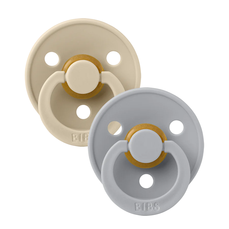 BIBS Round Pacifier 2-Pack / Size 2 (6-18 Months)