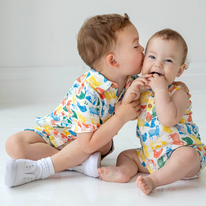 Mabel + Honey Barnyard Babe Romper