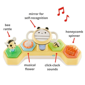 Skip Hop Farmstand See & Bee Steering Wheel & Tummy Time