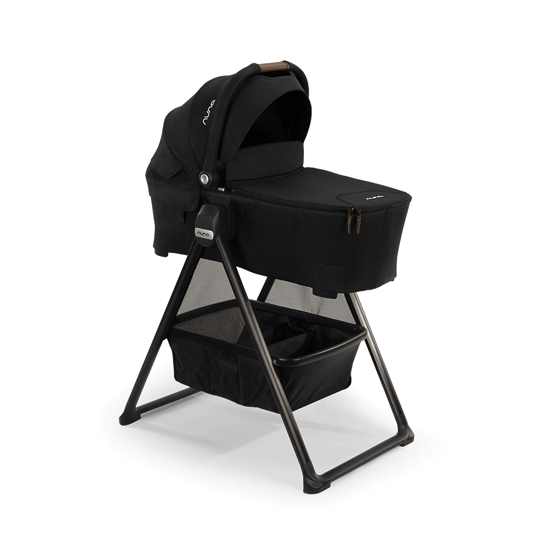 Nuna Swiv & Triv series Bassinet + Stand - Caviar