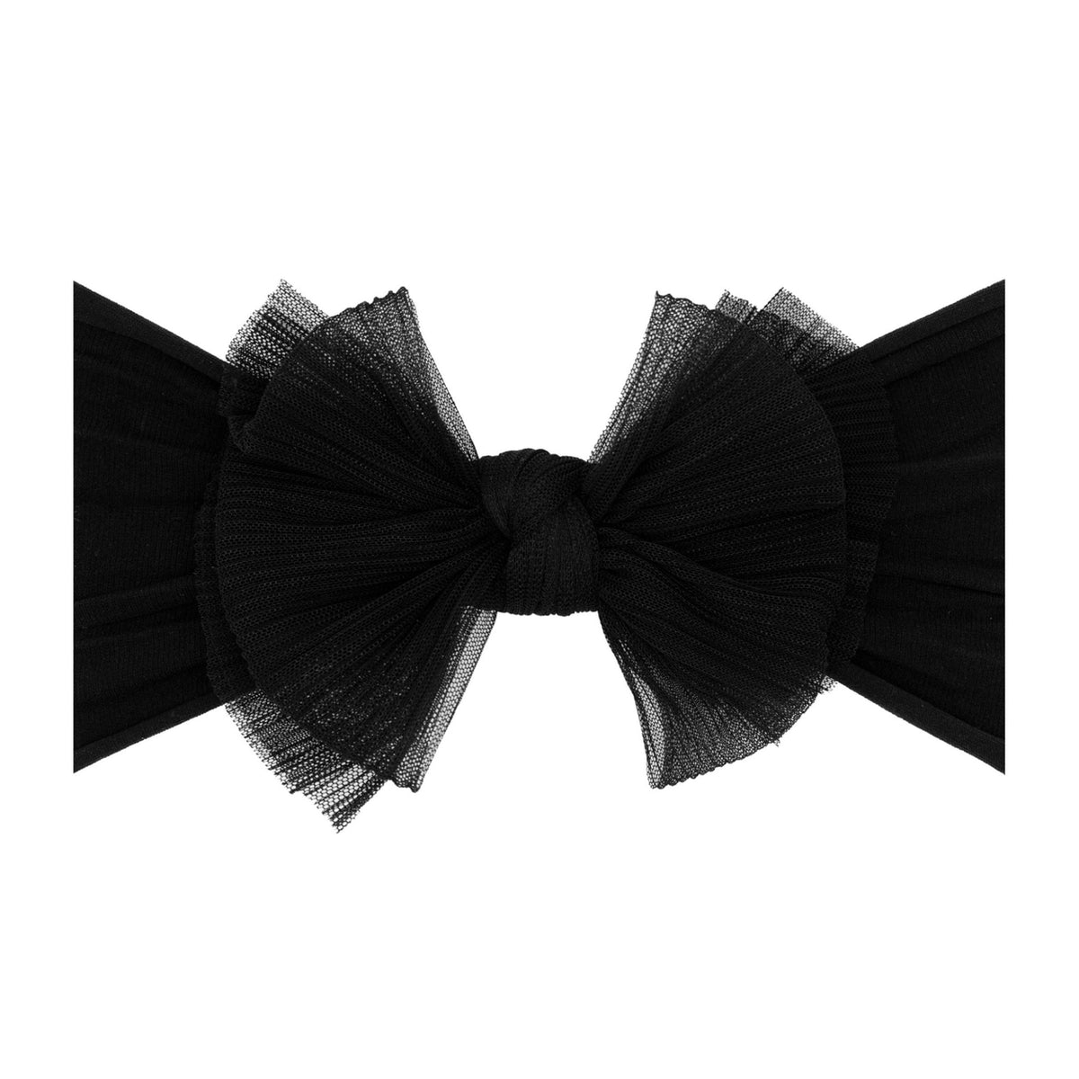 Tulle FAB Headband / Pleated Black
