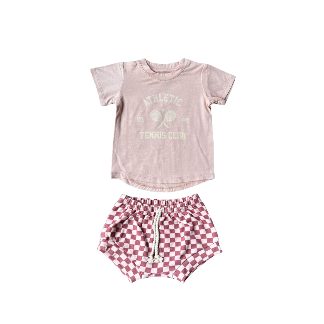 Babysprouts Set / Athletic Tennis Club + Strawberry Checkered