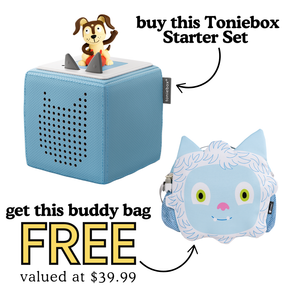 Tonies Toniebox Playtime Starter Set with FREE Buddy Bag