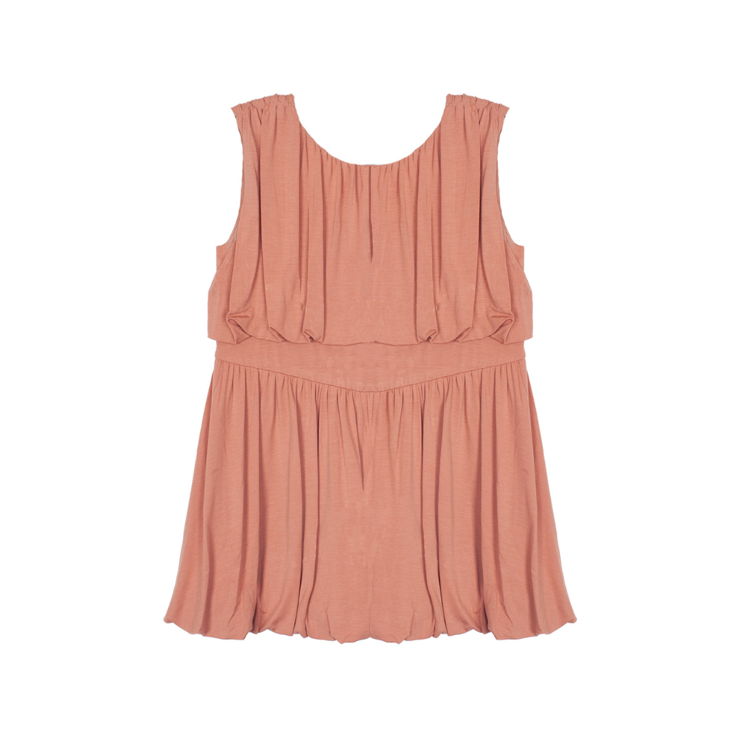 Mabel + Honey Coral Pink Elena Dress