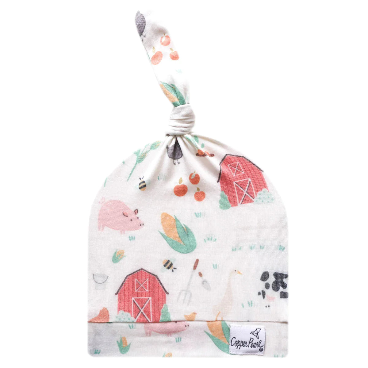 Copper Pearl Top Knot Hat / Farmstead