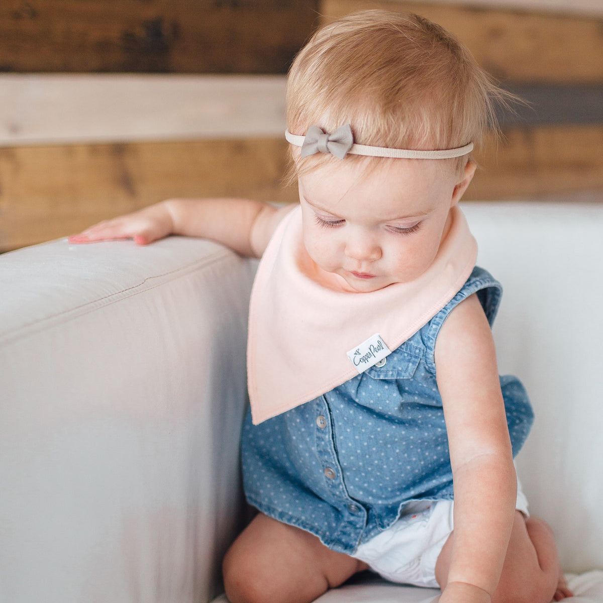 Copper Pearl Bandana Bibs / Sweetheart