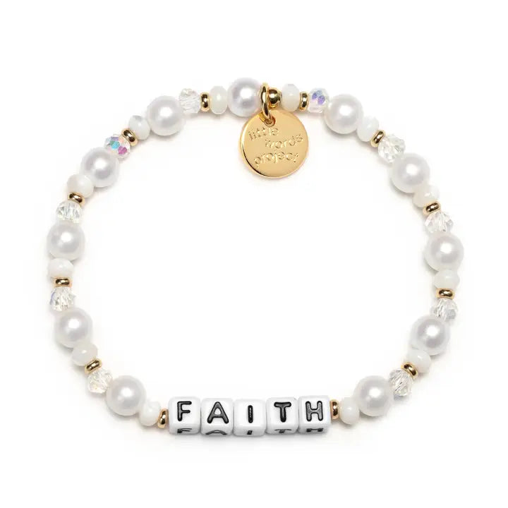 Little Words Project Faith Bracelet / White Doves