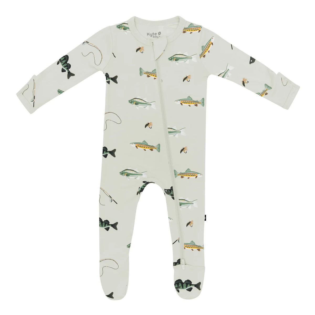 Kyte Baby Zippered Footie / Fishing