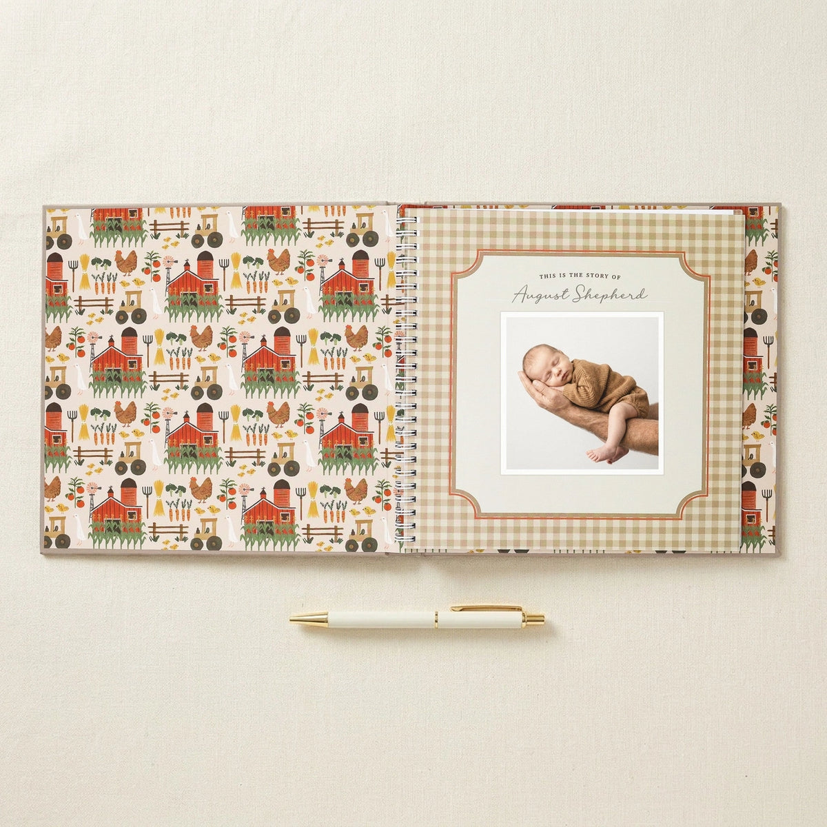 Lucy Darling Baby Memory Book / Little Farmer
