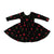 Kyte Long Sleeve Twirl Dress / Midnight Poppies