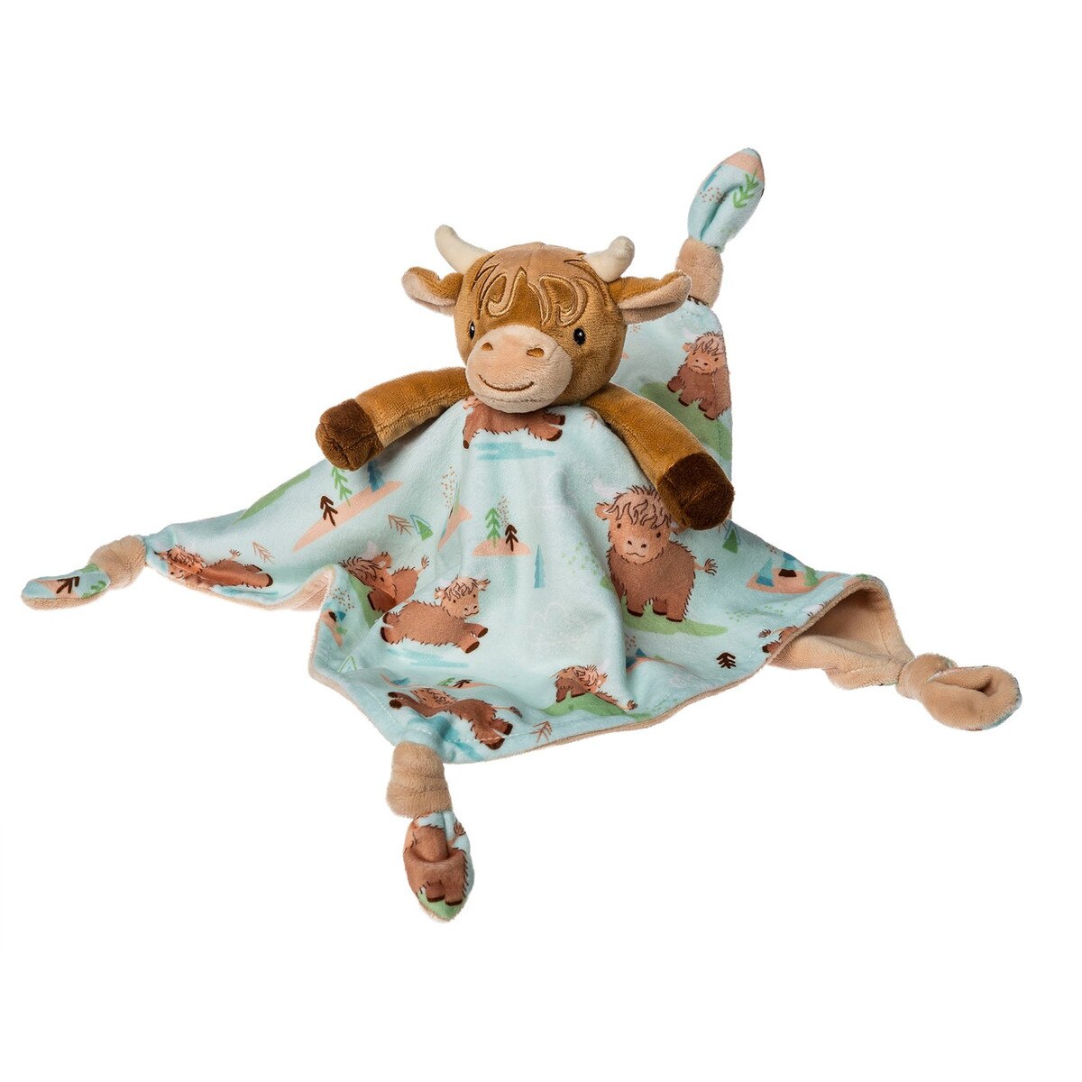 Hetty Highland Cow Character Lovey Blanket