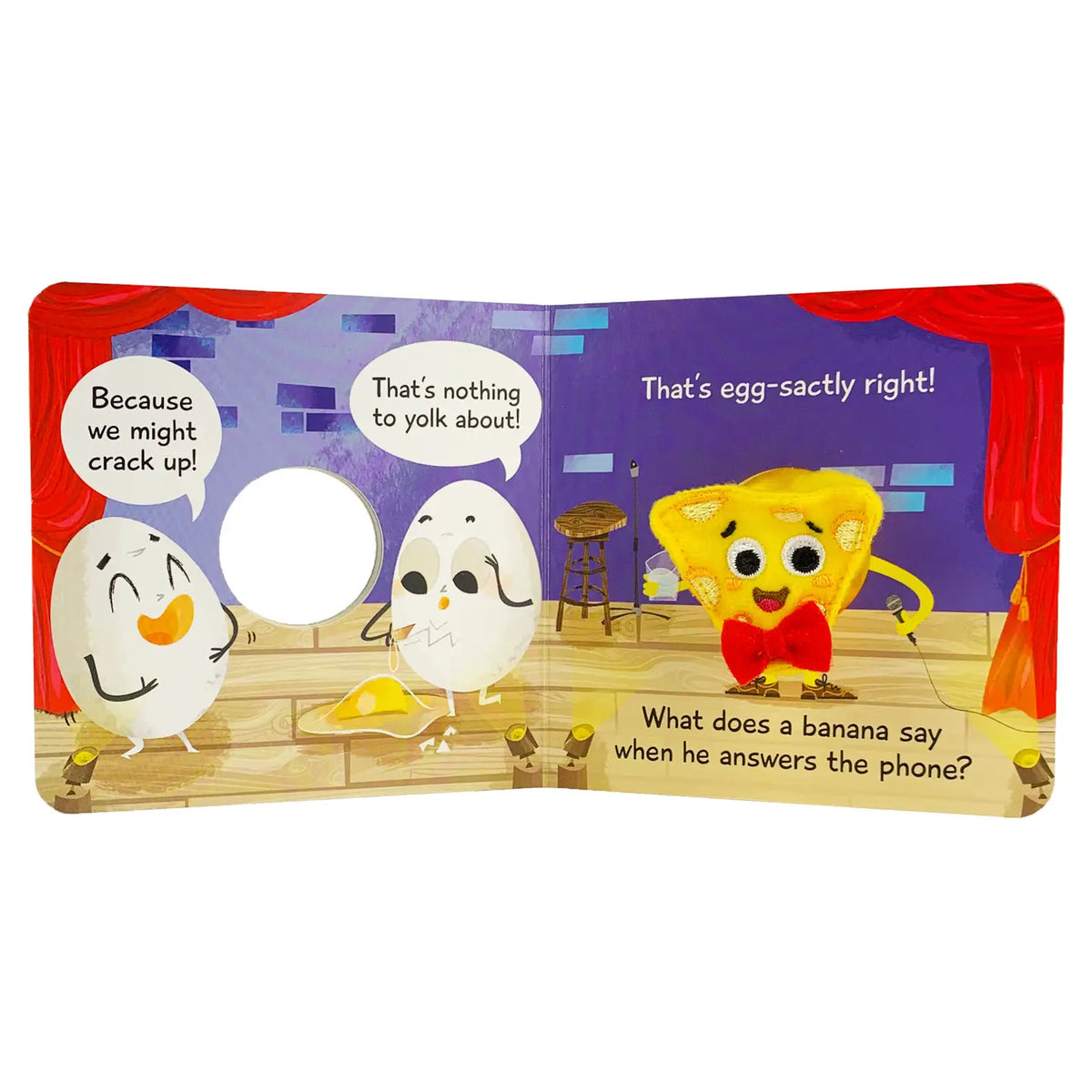 A Cheese Little Joke Book: Finger Puppet Book