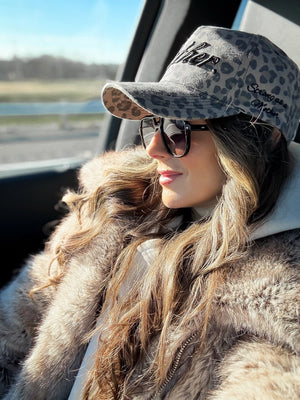 Mother Canvas Hat / Leopard
