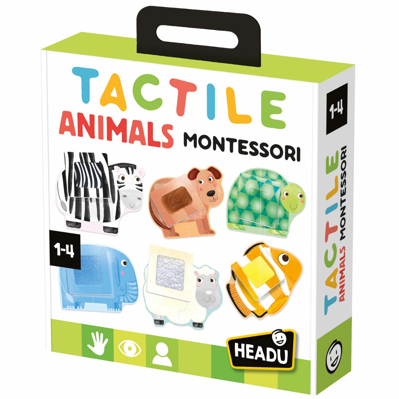 Headu Tactile Animals Montessori