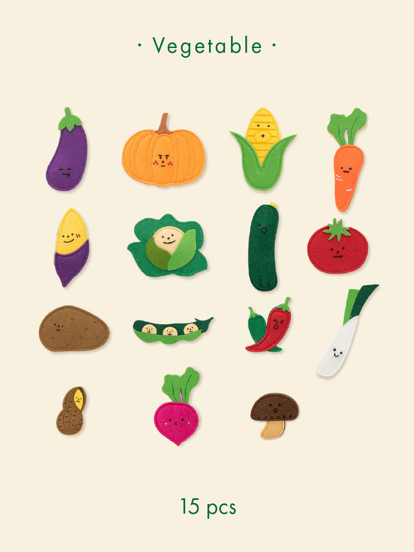 Noriter Project Felt Collection - Vegetable