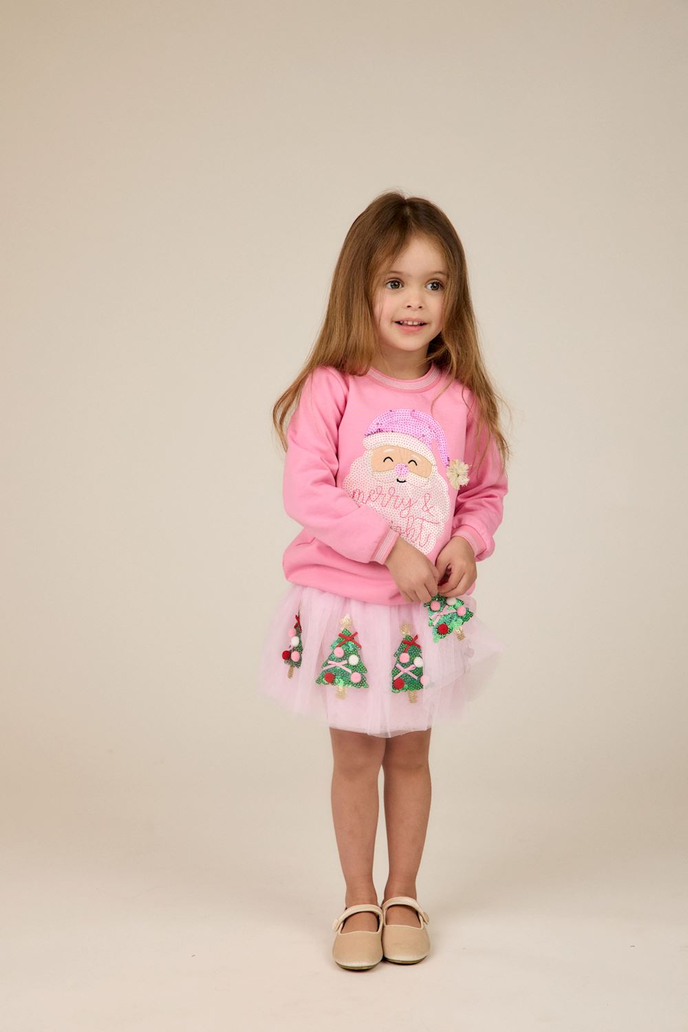 Sparkle Santa Sweatshirt