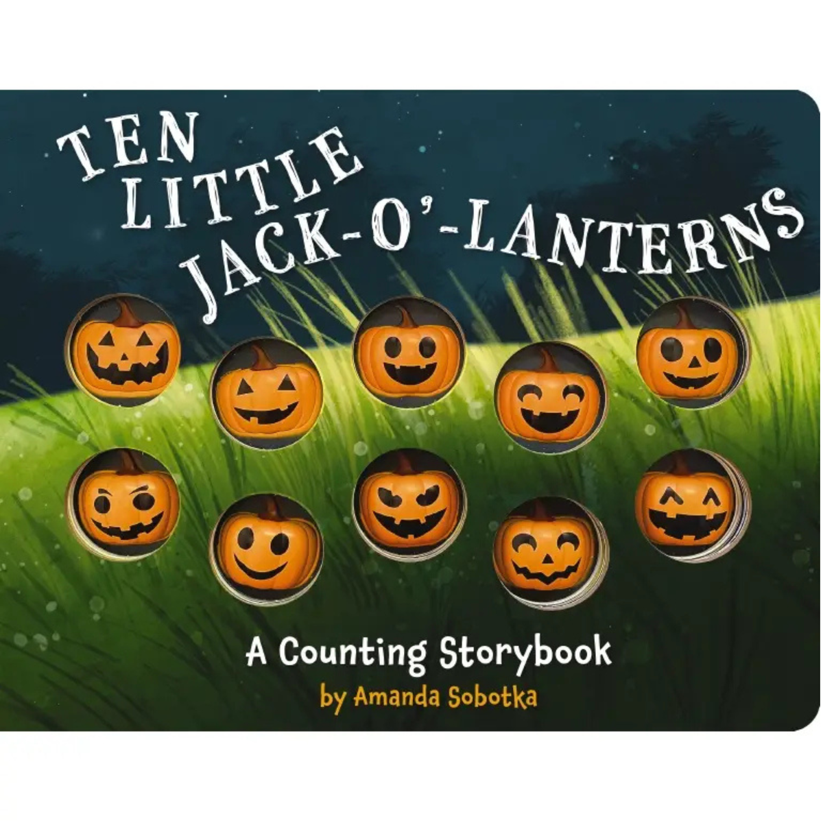 Ten Little Jack-O'-Lanterns Book