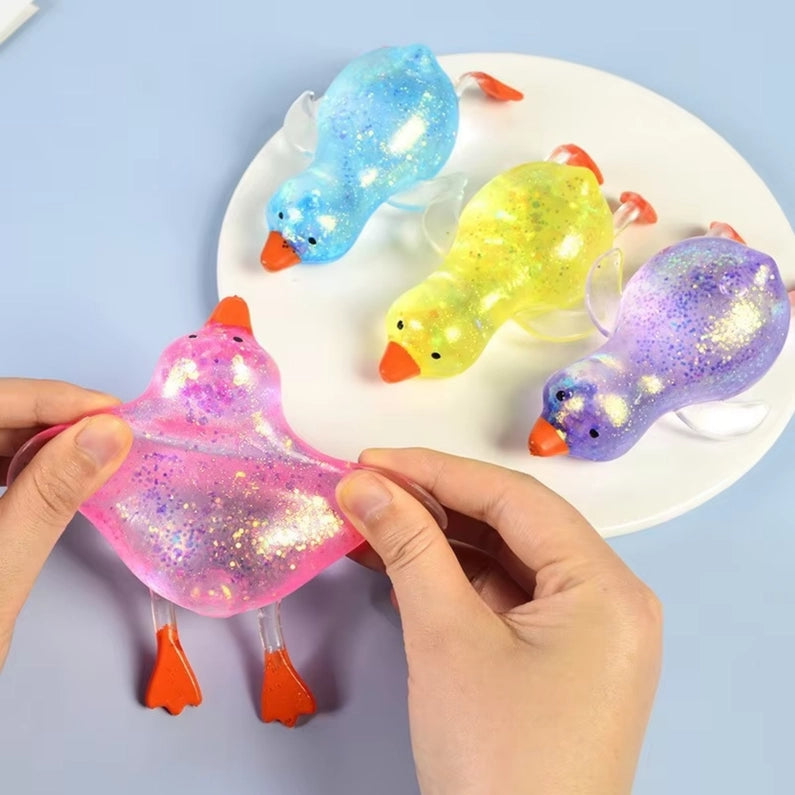 Glitter Sugar Squishy Duck Toy